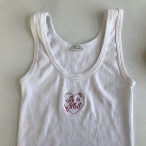 Brandy Melville/John Galt Go to Hell Tanktop❤️